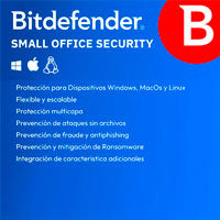 ESD BITDEFENDER SMALL OFFICE SECURITY 50 USR + 1 SERVIDOR + 1 CONSOLA CLOUD, 3 AÑOS (ENTREGA ELECTRONICA)