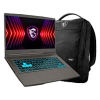 PORTATIL GAMER MSI THIN 15 B12VE / 15.6 FHD 144HZ / INTEL CORE I7 12650H HASTA 4.7 GHZ / DDR4 16GB 8GB2 / 512 SSD NVME / NVIDIA RTX 4050 GDDR6 6GB / WIN 11 HOME / INCLUYE BACKPACK