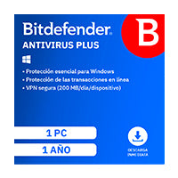 ESD BITDEFENDER ANTIVIRUS PLUS / 1 USUARIO / 1 AÑO (ENTREGA ELECTRONICA)