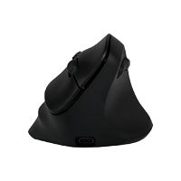 Mouse Vertical Virtuos Acteck Fitt MI520/2.4GHz+2Modos BT/Hasta 2400DPI/7Botones/Ergonómico/Recargable/Advanced Negro