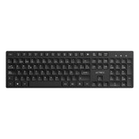 TECLADO ACTECK VANTAGE AERO TI555 / INALAMBRICO DONGLE USB / ESPAÑOL / MULTIMEDIA / WINDOWS / 105 TECLAS / NEGRO / AC-943468