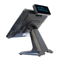 DISPLAY SECUNDARIO EC LINE EC-VP-VFD, NEGRO, PANTALLA 2 X 4 PULGADAS, PANTALLA FLOURECENTE, USB, COMANDO ESC