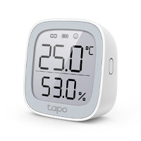 SENSOR INTELIGENTE TP-LINK TAPO T315 SENSOR TEMPERATURA Y HUMEDAD PANTALLA 2,78243 DE TINTA ELECTRONICA BATERIA LARGA DURACION HASTA 2 AÑOS SENSOR ALTA PRECISION SE REQUIERE TAPO HUB