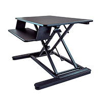 ESTACION DE TRABAJO DE PIE Y SENTADO PARA 2 MONITORES DE HASTA 24 O 1 MONITOR DE 30 - ESCRITORIO ERGONOMICO AJUSTABLE EN ALTURA CON BANDEJA DE TECLADO STARTECH