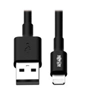 CABLE DE SINCRONIZACIóN TRIPP LITE M100-006-BK CABLE DE SINCRONIZACIóN Y CARGA USB A A LIGHTNING, CERTIFICADO MFI - NEGRO, M/M, USB 2.0, 1.83 M [6 PIES] GARANTíA LIMITADA POR 2 AñOS