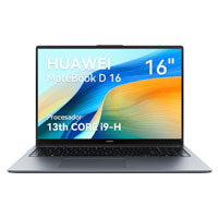 HUAWEI MATEBOOK D16  / I9 13900H / 16 GB / 1TB SSD  / 1 HDMI / USB -C  / BLUETOOTH 5.1 / SIN SISTEMA OPERATIVO  / COLOR GRIS / 1 AÑO DE GARANTIA
