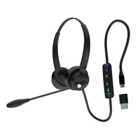 HEADSET ADESSO XTREAM P4T-TAA CON CONTROLES DE PULSAR PARA HABLAR, VOLUMEN +/-, RESPONDER/FINALIZAR LLAMADA