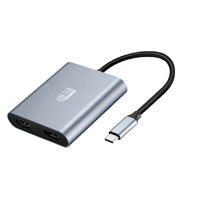 ADAPTADOR ADESSO CYBERHUB 5020 USB-C A DOBLE HDMI