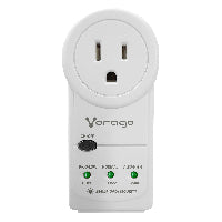 Vorago AVR-300 Portable Voltage Protector RJ45/RJ11 1800W Appliances White