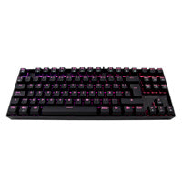 TECLADO GAMER BALAM RUSH DOMINATE GK560 / ALAMBRICO USB / ILUMINACION RGB / MULTIMEDIA / ESPAÑOL / 88 TECLAS / NEGRO  / BR-932707