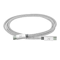 Perfect Choice USB-C to USB-C Braided Cable 1m Grey