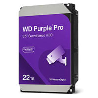 DISCO DURO INTERNO WD PURPLE PRO 22TB 3.5 ESCRITORIO SATA3 6GB/S 512MB 7200RPM 24X7 IA DVR NVR 1-16 BAHIAS 1-64 CAMARAS WD221PURP