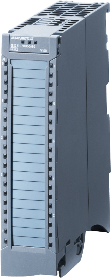Módulo Entrada Analógica SIMATIC S7-1500 / AI 8xU/I/RTD/TC ST / 16 bit Resolución / 0.3% Precisión / 8 Canales / 4 RTD / Compensación Temperatura / Diagnósticos Avanzados / PROFINET