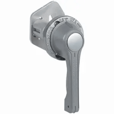 Mango para Interruptor de Circuito EXH Series / Aplicación en Enclosures Explosion-Proof / Activación Frontal de Breakers / Material Aluminio Libre de Cobre con Eje Acero Inoxidable 316 / Certificaciones Clase I Div 1 & 2 Grupos B,C,D /