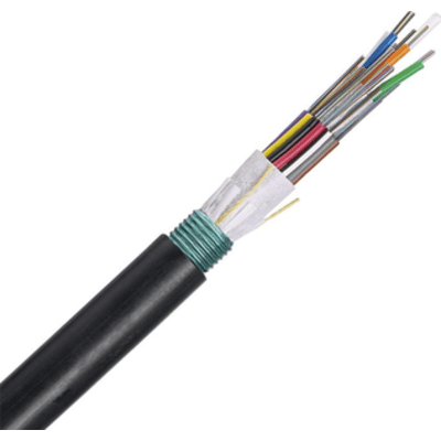 Cable de Fibra Óptica 12 Hilos, OSP (Planta Externa), Armada, MDPE (Polietileno de Media Densidad), Multimodo OM4 50/125 Optimizada, Precio Por Metro
