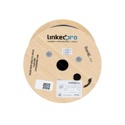 CARRETE 1 KM FIBRA OPTICA DROP REDONDA ARMADA 1 HILO 3MM G657A2