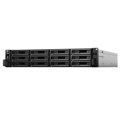 Unidad de Expansión Synology RX1217/RX1217RP | 12 Bahías de Disco | Compatible con SATA 3.5” y 2.5” | Expansión de Volumen en Línea | Fuentes de Alimentación Redundantes (RX1217RP) | Administración con