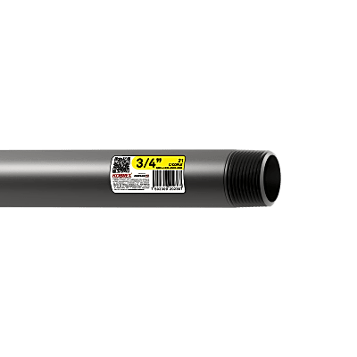 Tubería Conduit Acero Galvanizado de 3/4" / Recubrimiento Zinc Interior y Exterior / Inmersión en Caliente / Etiqueta Amarilla/ NMX-J-535-ANCE.