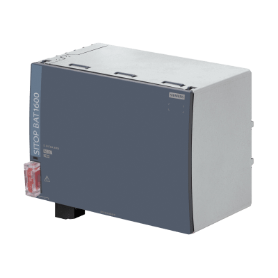 Módulo de Batería / SITOP BAT1600 / 24V DC / 7.5 Ah LiFePO4 / 40A Corriente de Salida / 120A Pico / Comunicación / IP20 / Certificaciones UL-CE-UKCA
