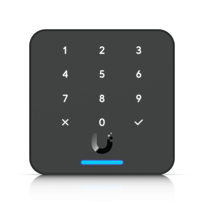Lector de Acceso G3 Flex con Teclado y NFC, Compatible con App UniFi Identity y Touch Pass, Uso con Guantes o Humedad, Resistencia IP55 y Alimentación PoE