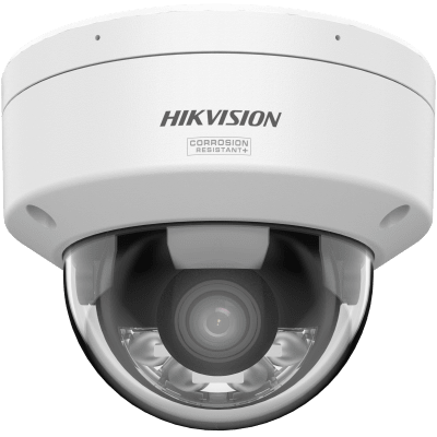 Domo IP 6 Megapixel / Lente 2.8 mm / Dual Light (40 mts IR + 40 mts Luz Blanca) / Darkfighter S / Exterior IP67 / IK10 / Microfono Integrado / WDR 130 dB / 4 Analíticos: AcuSense, Deteccion Facial, Conteo de Personas por Cruce y Zona