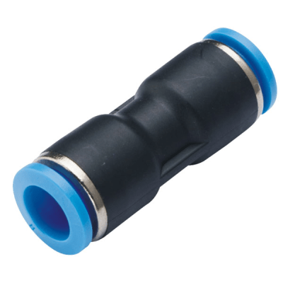 Conector Neumático a Presión / Unión Recta Diferentes Diámetros / De 12 mm a 8 mm Exterior / Para Tubos Neumáticos