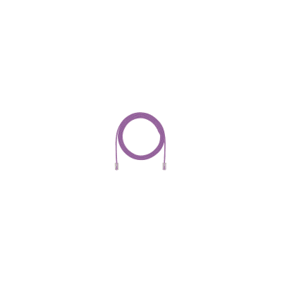 Cable de Parcheo UTP Cat6A, CM/LSZH, Diámetro Reducido (28AWG), Color Violeta, 1.52 Metros (5 Pies)