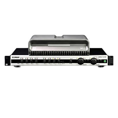 KIT Amplificador MA2120 y Streamer de Audio Modular MS.1 | PoE + USB-C | HDMI eARC + Óptica + RCA | Bluetooth LE Audio | WiFi | Control4-Crestron-Elan-RTI-URC-Savant-Lutron | AirPlay2-GoogleCast-SpotifyConnect