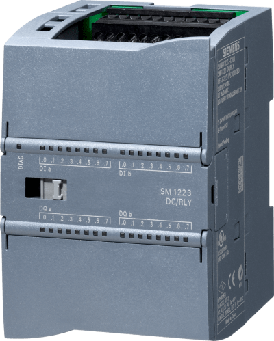 Módulo Digital SM 1223 / 16 Entradas Digitales 24V DC / 16 Salidas Relay 2A / Sink/Source / IP20 / Certificaciones Globales