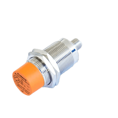 Sensor Capacitivo M30 / 15 mm de Detección / PNP NO / M12 4 Polos / IP67 / Protección contra Cortocircuito y Polaridad Inversa / LED Indicador Rojo / Carcasa de Latón Niquelado