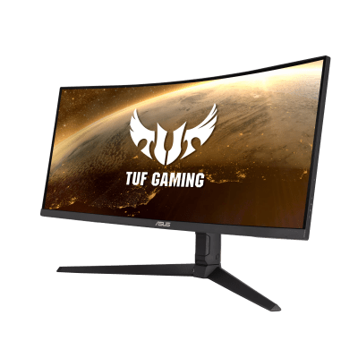 Monitor Asus 34" Gaming Curvo VG34VQL1B Led 3440x1440 Ultra Wide Quad HD FreeSync 165Hz HDMI/DP Bocinas Integradas Negro