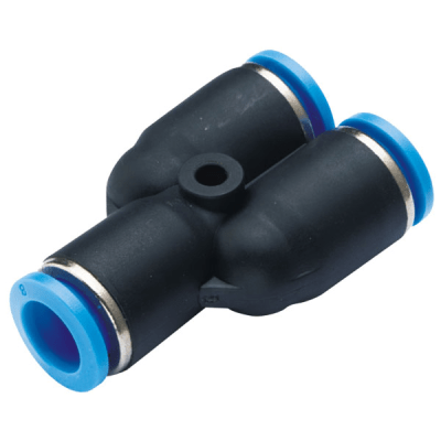Conector Neumático de Inserción Unión en Y / Diámetro Exterior Tubo 4 mm / Para Sistemas Neumáticos / Conexión Triple