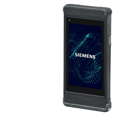 Terminal Móvil RFID / SIMATIC RF160B / Lector RFID HF+UHF / Android 9.0 / Pantalla 4.8" 1280x720 / IP65 / Batería 6Ah 9.5h / Autofocus 5MP / WLAN-USB-Ethernet