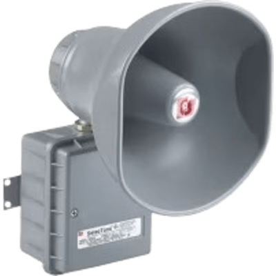 302GCX SelecTone® 30W Altavoz amplificado para zonas peligrosas, Listado por UL y cUL para Clase I, División 2, Grupos A, B, C y D; Clase II, División 2, Grupos F y G; Clase III, División 2, Grupos F y G; Clase III, 24 VCD color G