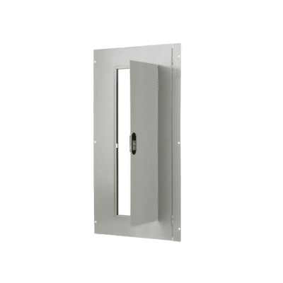 Puerta (frente) montaje sobreponer para tableros tipo P1, 18 circuitos.