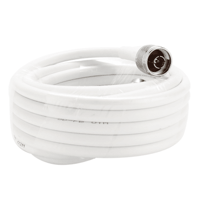 Jumper Coaxial con Cable Epcom295 | Conector N Macho en los Extremos | 6 Metros (19.69 Pies) de Longitud.