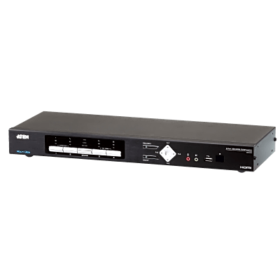 Switch KVMP Multi-View HDMI 4 Puertos USB | Resolución 4K 4096 x 2160 @ 30 Hz | Quad View | PiP / PbP / PoP | Boundless Switching | Daisy Chain Control | Video DynaSync | EDID Expert
