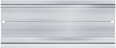 Carril de Montaje SIMATIC S7-1500 / 530 mm Aluminio / Aislado Galvánicamente / Incluye Tornillo de Puesta a Tierra / Rail DIN Integrado / Para Terminales y Dispositivos Auxiliares