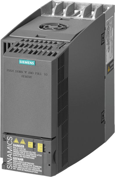 Variador de Frecuencia SINAMICS G120C / 5.5 kW (7.5 HP) / 380-480V AC / PROFINET + EtherNet/IP / Control Vectorial Sin Encóder / IP20 / Frame Size FSB