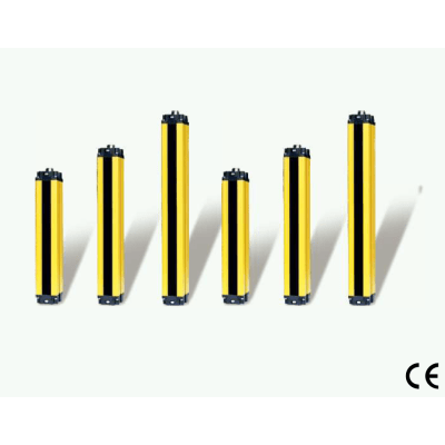 Receptor PNP Barrera Fotoeléctrica de Seguridad / Área Protegida 0.5-5 m / Resolución 25 mm Detección Presencia / DC 12-24V / IP65 / Conector M12 / Aluminio y Nylon / Inmunidad Luz >5000 LUX