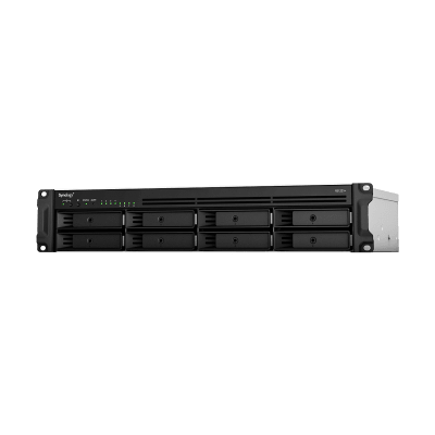 Servidor de Almacenamiento en Red RackStation RS1221+ | 8 Bahías | Expansión a 12 Bahías | CPU AMD Ryzen V1500B | 4 GB DDR4 ECC | RAID Soportado | 10/25GbE | Synology High Availability | Protección de Datos Integral.