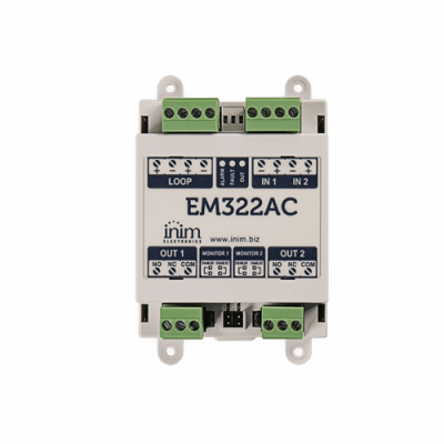 Módulo de Control | 2 Entradas Supervisadas | 2 Salidas de Relé 230 VCA | Tecnología LoopMap | Autodireccionamiento  | Aislador de cortocircuito incluido
