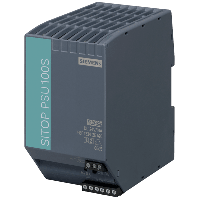 Fuente de Alimentación Industrial / 24 VDC / 10 A / 288 W / Entrada 120-230V AC / Ajustable 22.8-28V / Eficiencia 90% / IP20 / Paralelizable
