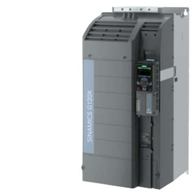 Variador de Frecuencia SINAMICS G120X / 110 kW (150 hp) / 400-480V / PROFINET & EtherNet/IP / Control Vector Sensorless / IP20 / FSF Frame